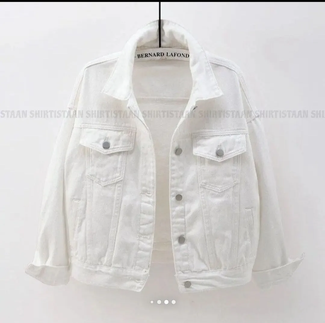 WHITE DENIM JACKET