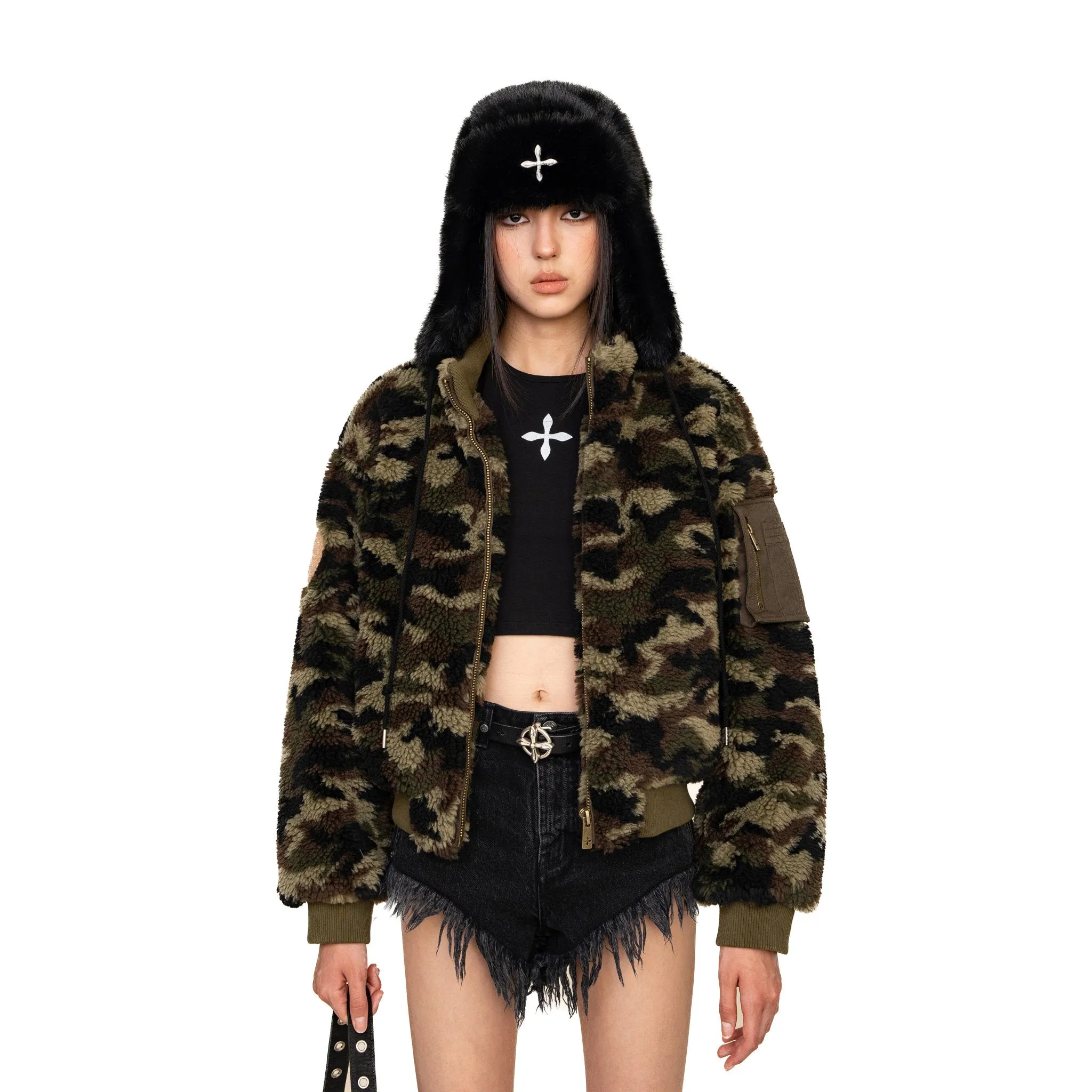 WildWorld Adventure Camouflage Stand Collar Jacket