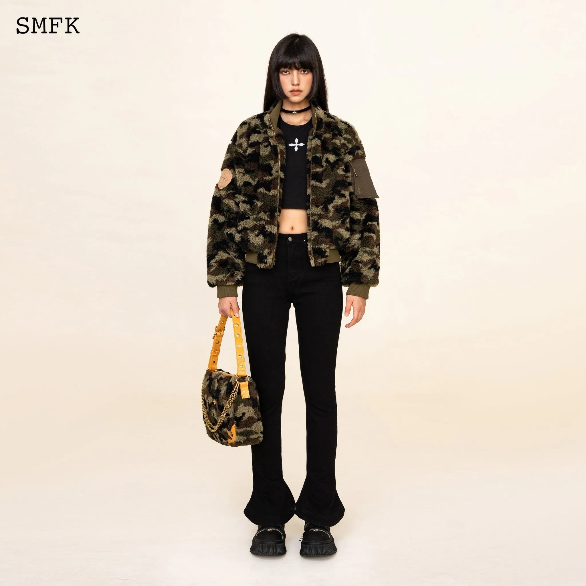 WildWorld Adventure Camouflage Stand Collar Jacket