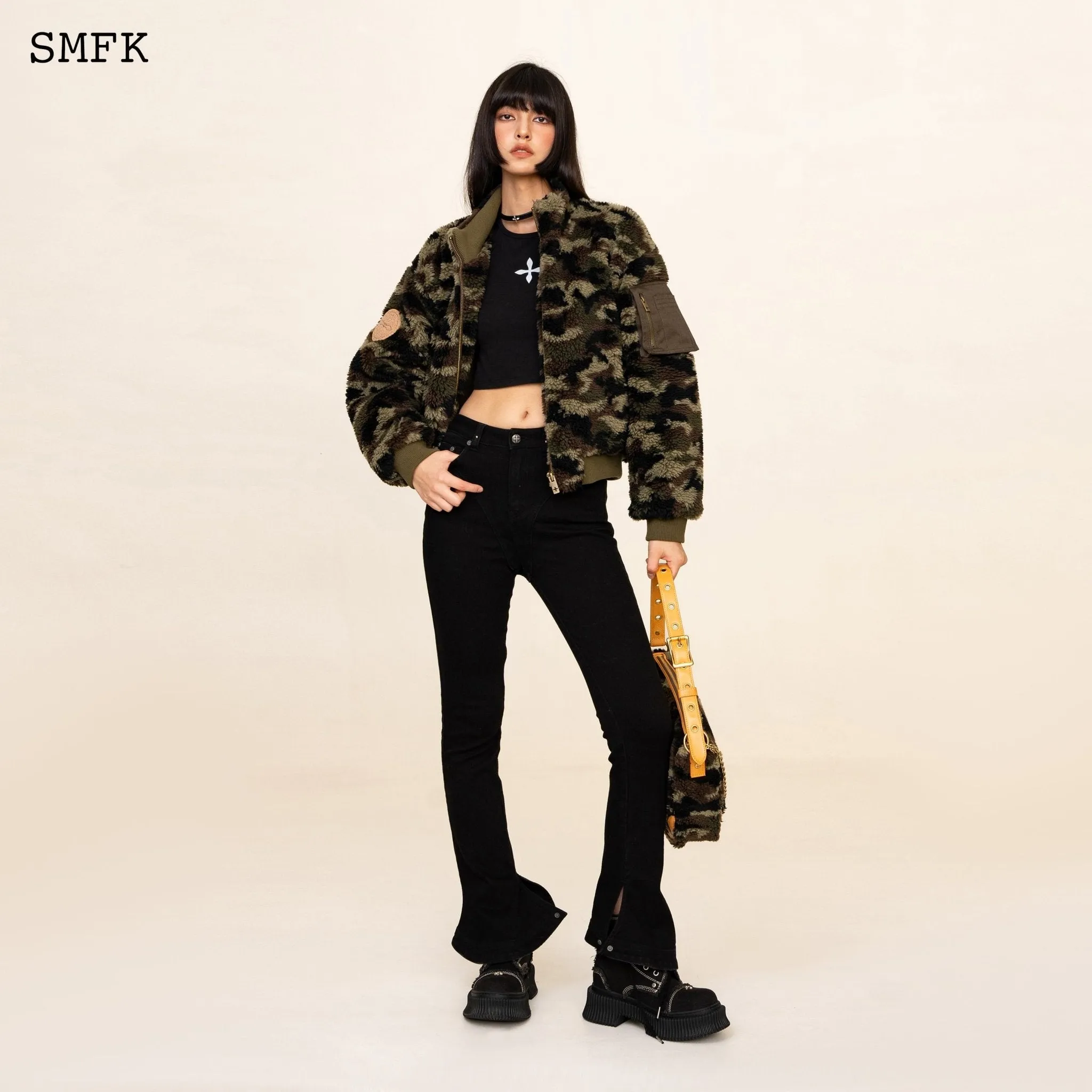 WildWorld Adventure Camouflage Stand Collar Jacket
