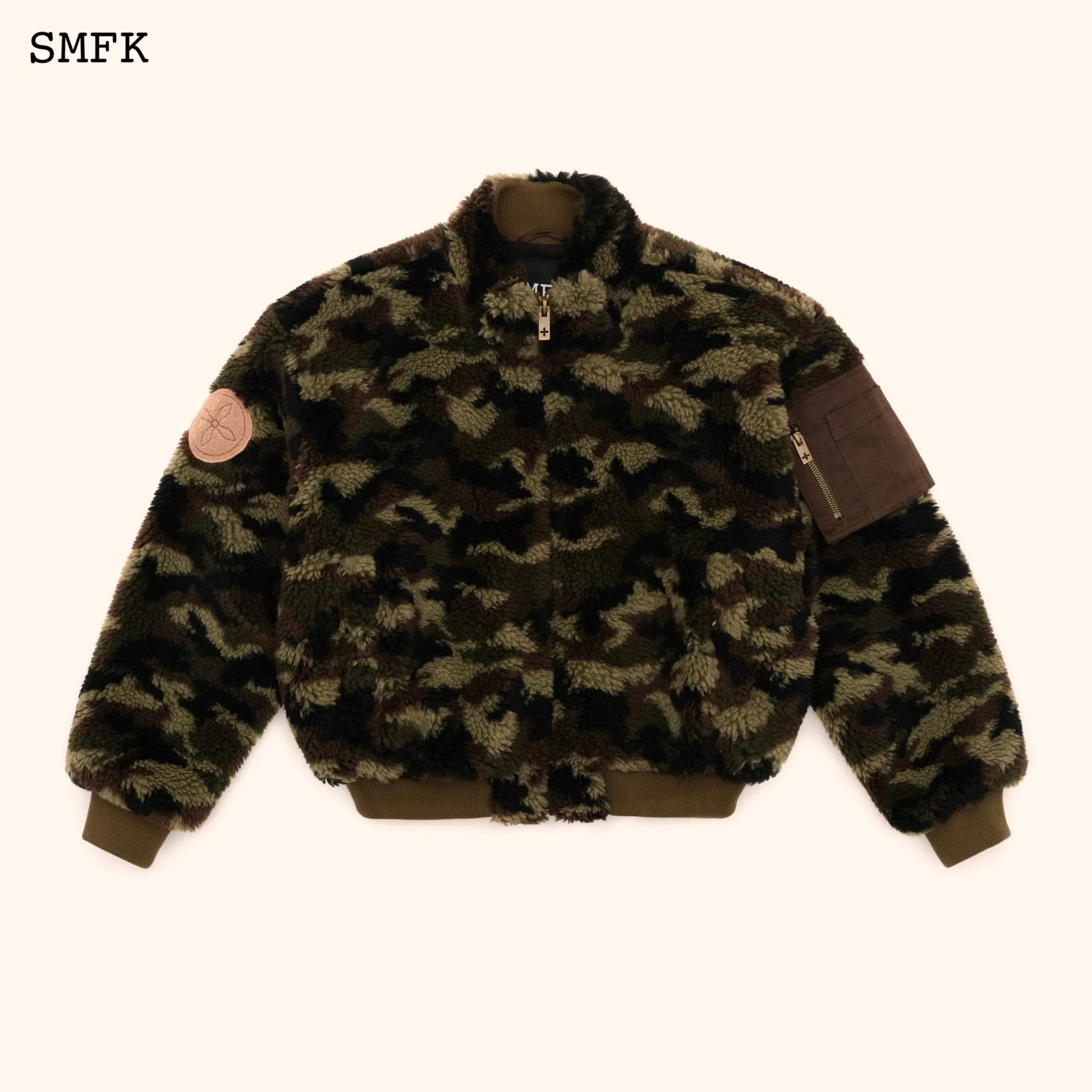 WildWorld Adventure Camouflage Stand Collar Jacket