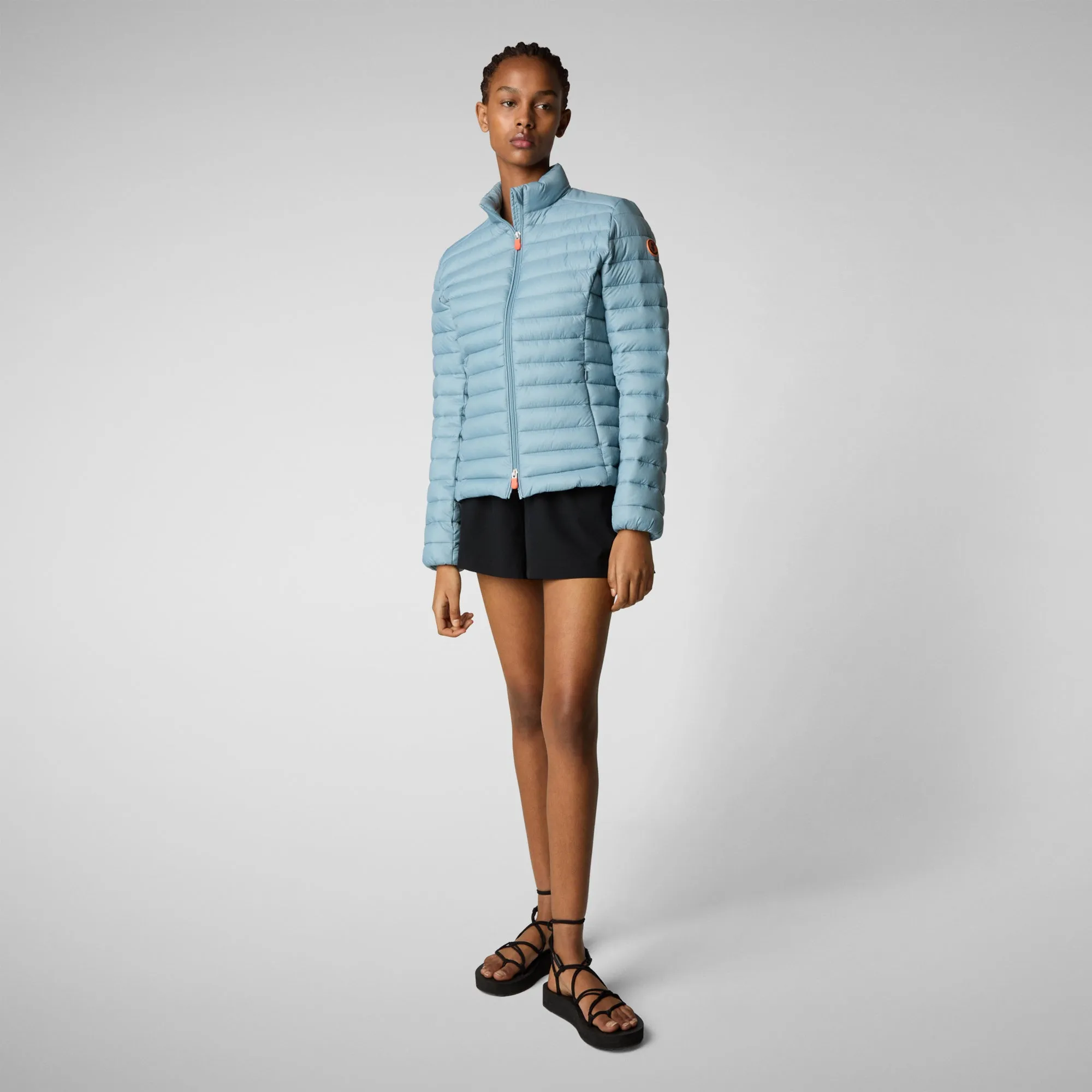 Woman's animal free puffer jacket carly in atitlan grey