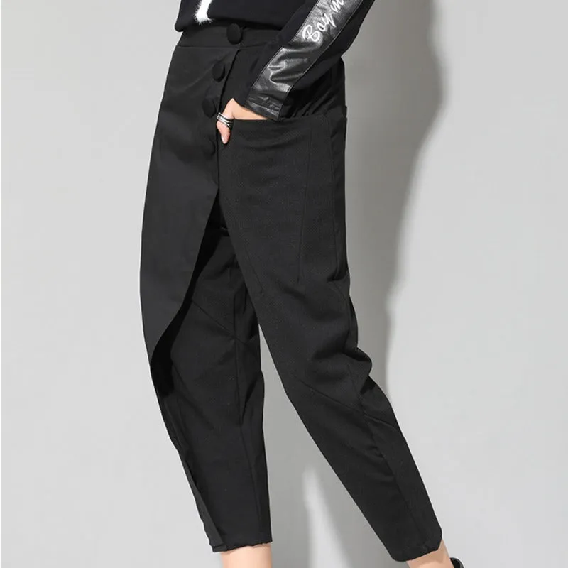 Women's Spring Elastic High-Waist Pants