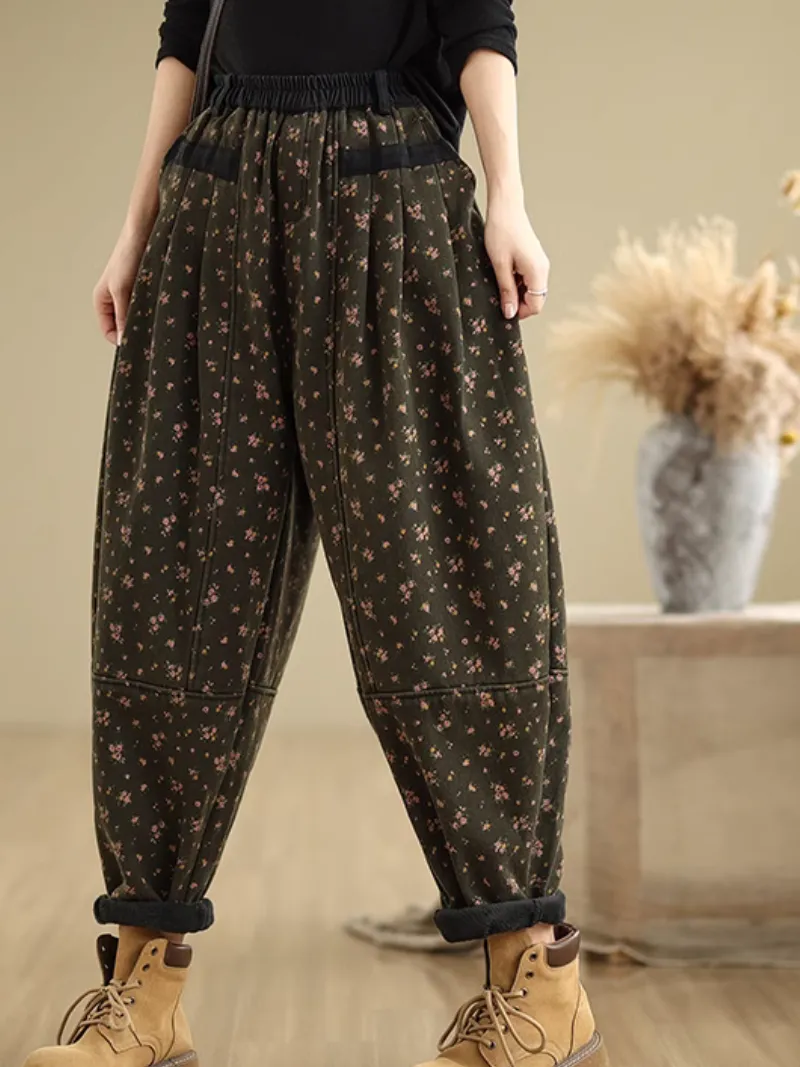 Women's Unique Printed Design  High Waist Bottom
